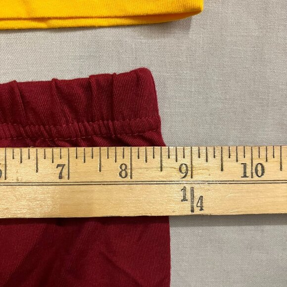 cTeam Apparel Kid's 12M Maroon/Yellow 2 Piece Set T-Shirt & Jogger Pants - Picture 15 of 16